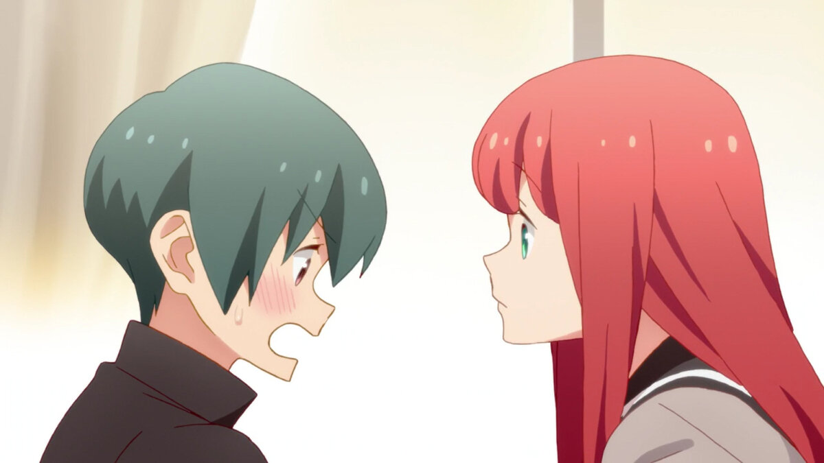 Девушка, что призналось первой, и теперь дразнит героя своими чувствами