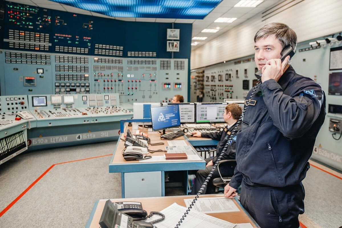 Щит управления на Кольской АЭС