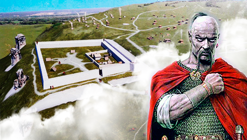 Реконструкция маяцкой крепости и Святослав