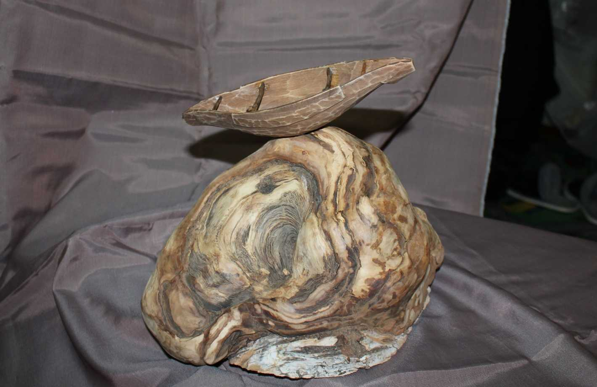 Остяцкий обласок мастера из с. Каргасок Баранова Олега Николаевича