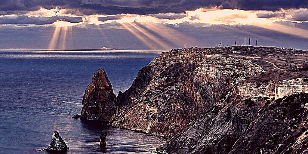 Крым. Мыс Фиолент, где по преданию находился храм Артемиды(Дианы)