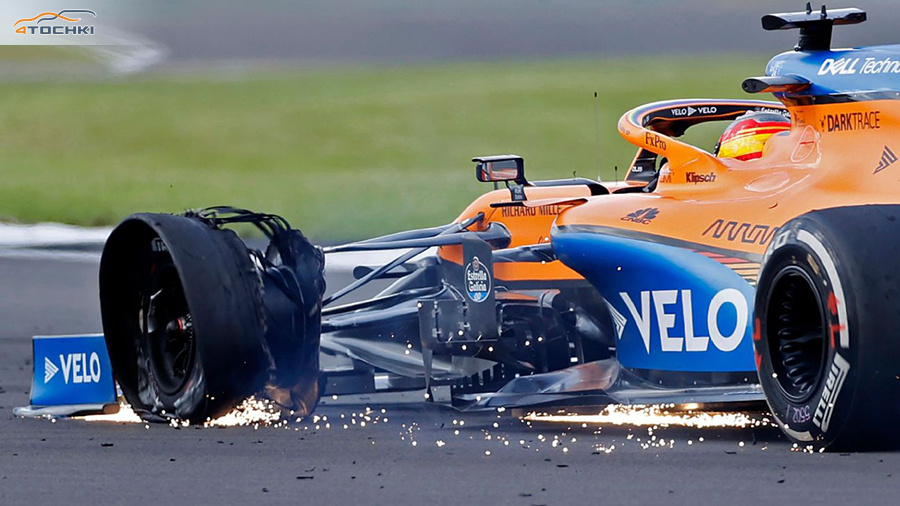 Карлос Сайнс McLaren Гран-при Великобритании 2020