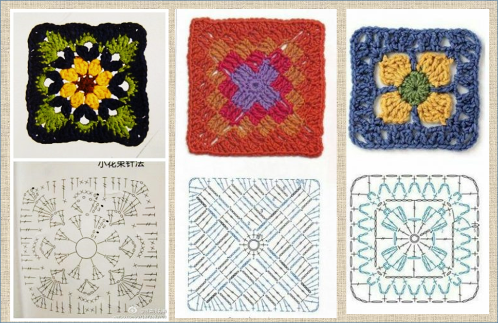 Cuadrados de ganchillo granny squares descargar gratis