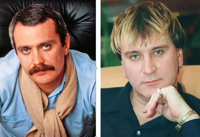 Два красивых и талантливых человека... Коллаж автора.