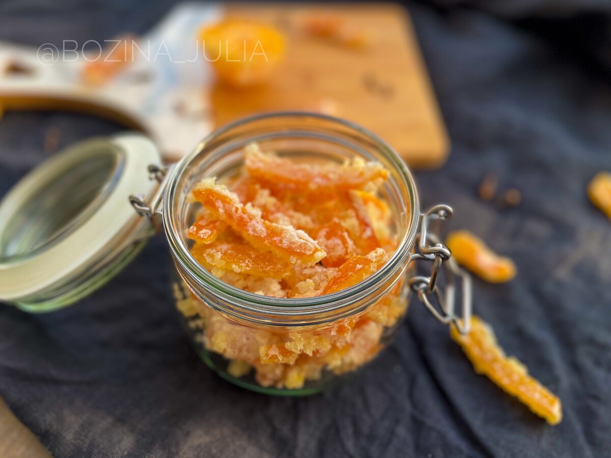 Красивые и яркие цукаты получаются