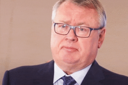 Андрей Костин во время интервью Наиле Аскерзаде