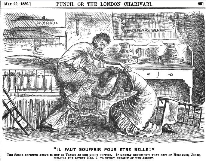 Иллюстрация из журнала "Панч" 1880