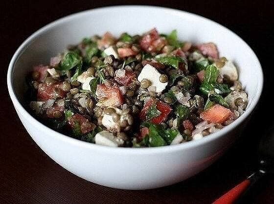 белковый салат