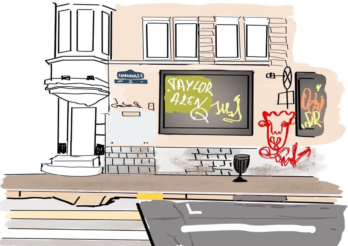 Иллюстрация для журнала о культуре граффити и уличном искусстве