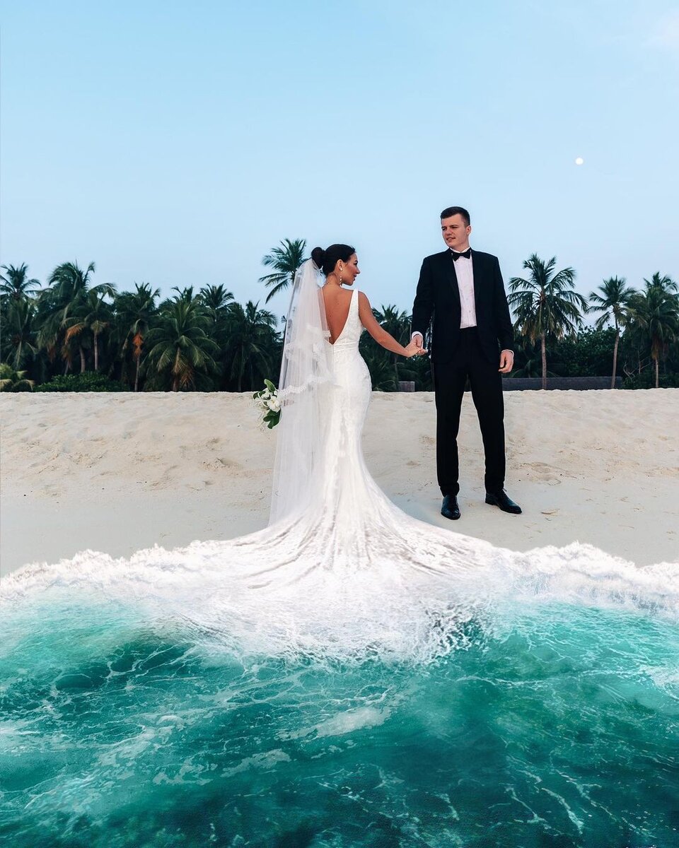 Свадьба мечты и невеста, вышедшая из бирюзовой волны Индийского океана! 