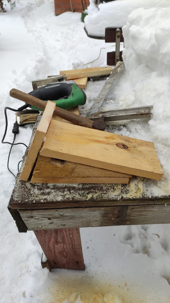 Процесс создания домика для птиц