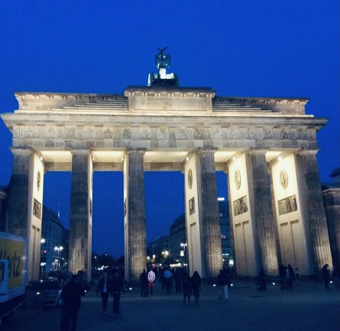 Моё фото. Берлин. Брандербургские ворота. 