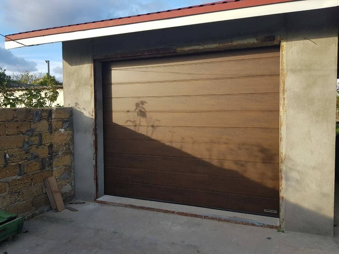 Гаражные ворота Hormann - листайте галерею, там вид ворот изнутри 9авторфкие фото канала "ПКФ "Автоматика")