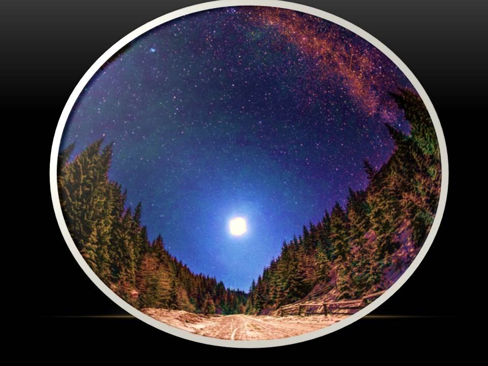 Ночь. Зима и, бр,  Холод заставляют невольно задуматься о Вечности. . Фото из открытых источников в моей творческой обработке