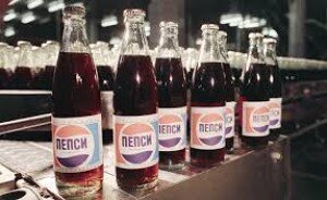 Так выглядели бутылки с Pepsi в те годы
