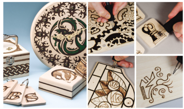примеры работ выжигания по дереву