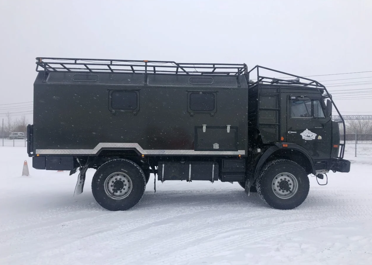 Крутой автодом на базе редкого военного Камаза! | Муравей ВМ | Дзен