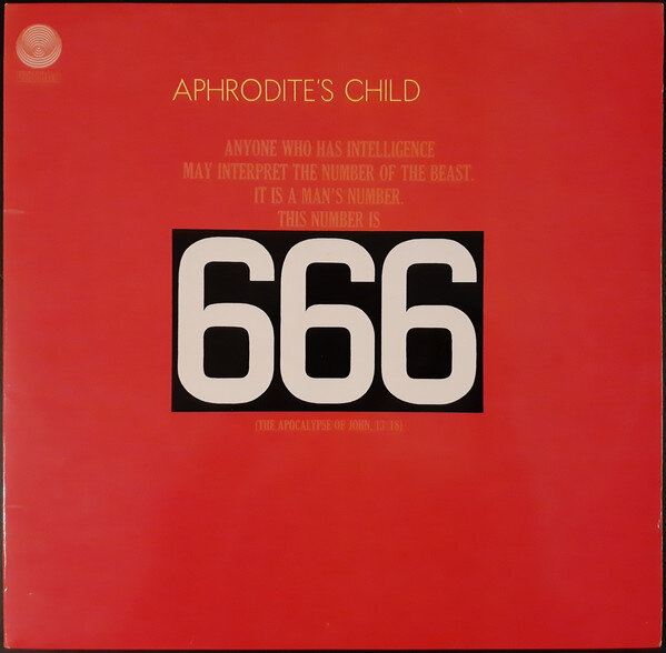 Aphrodite's Child - 666 (изображение использовано в качестве иллюстрации, источник - Discogs)