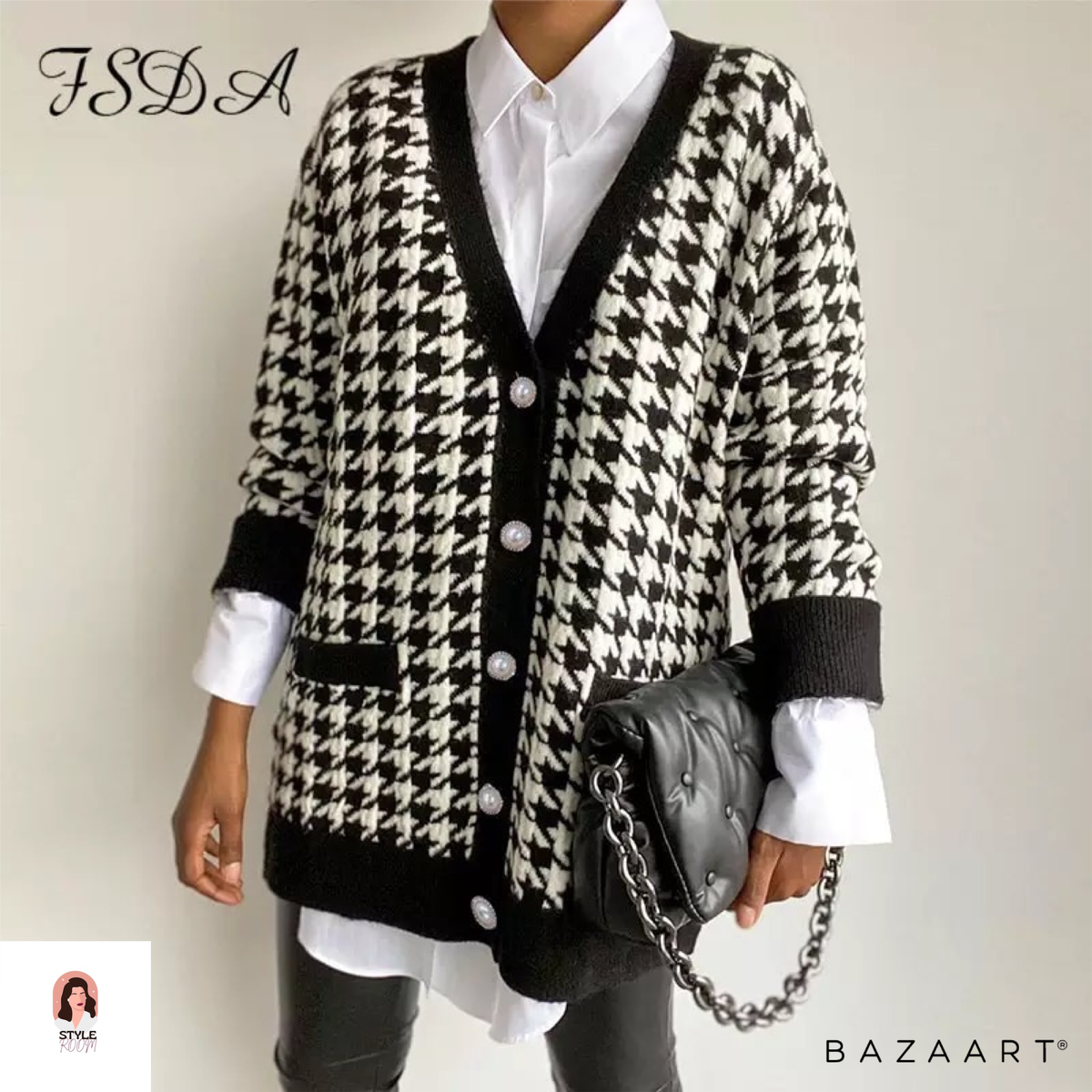 Кардиган oversize.