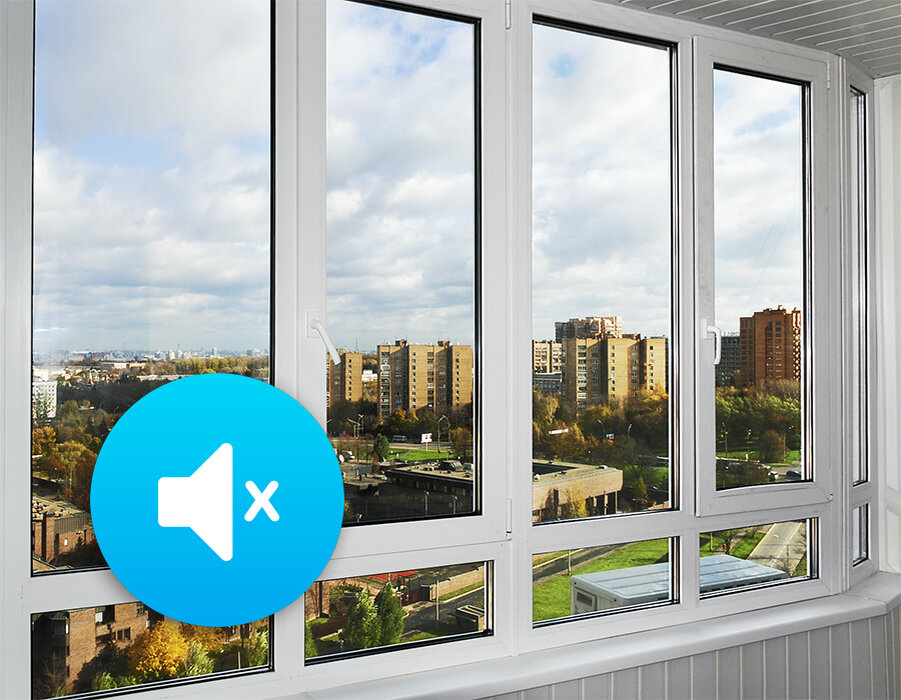 Как выбрать окно с хорошей звукоизоляцией