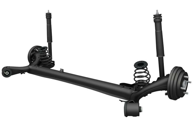 Полузависимая балка.