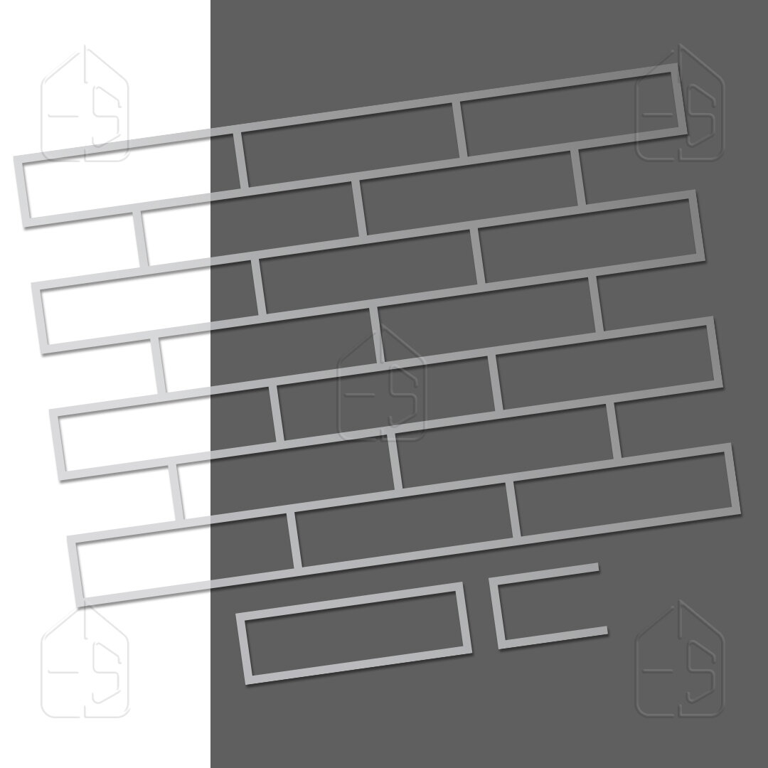 Трафарет кирпич 56/131