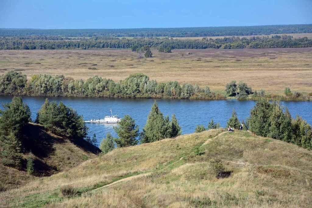 Вид на Оку. https://vasilets.tourister.ru/