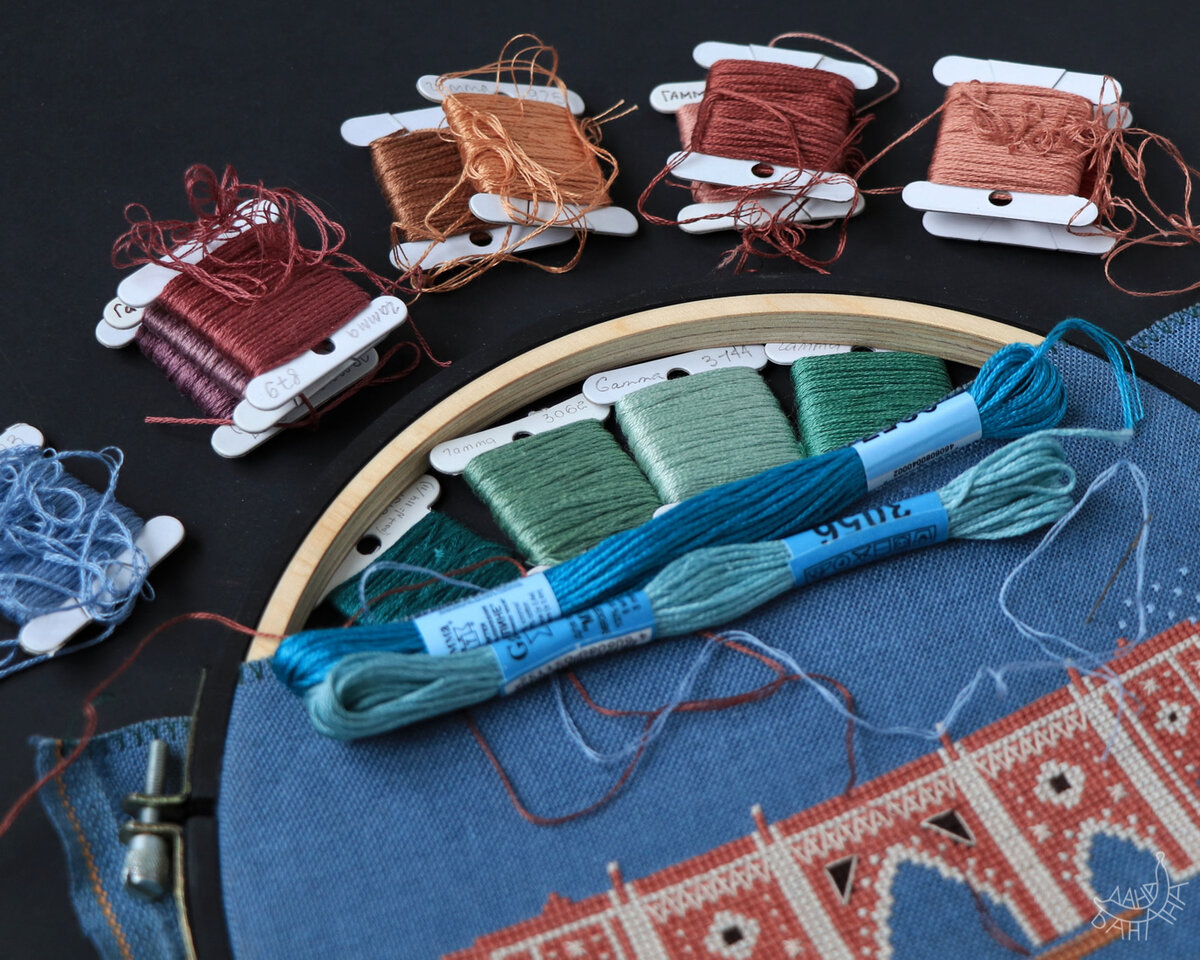 Розовый, зелёный, голубой — всё пошло в дело