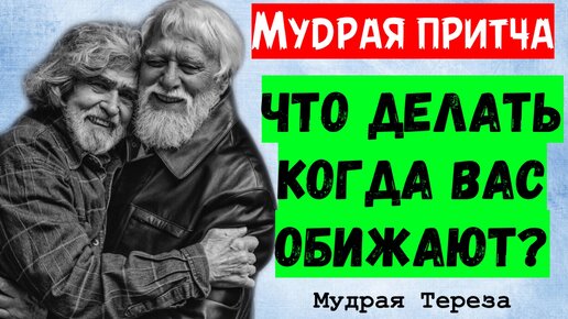 Мудрая притча, которая помогает понять как надо относиться к обидам