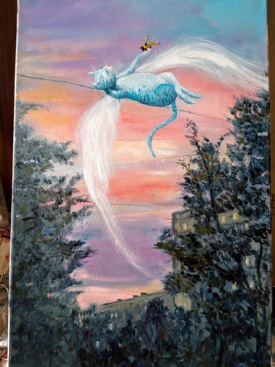 Художник Нина Златкович. Копия картины (оригинал хранится в Междумирье) выполнена самим автором с любезного разрешения Совета по Культуре Междумирья. Публикуется с разрешения автора