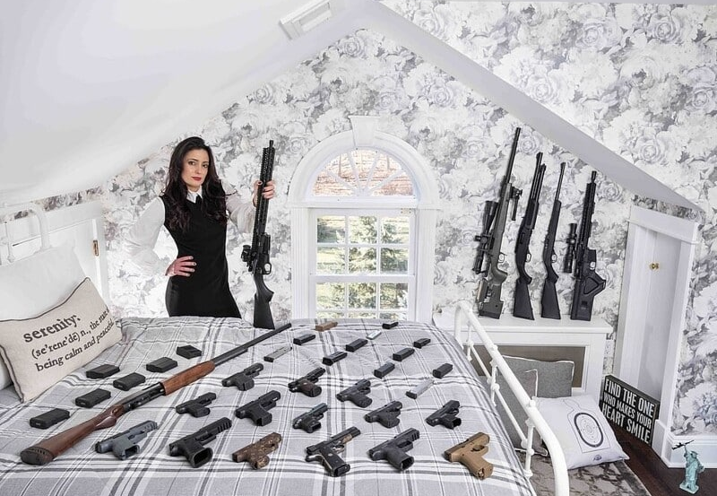 Снимок из серии «Американские стволы» итальянского мастера Габриэле Галимберти 