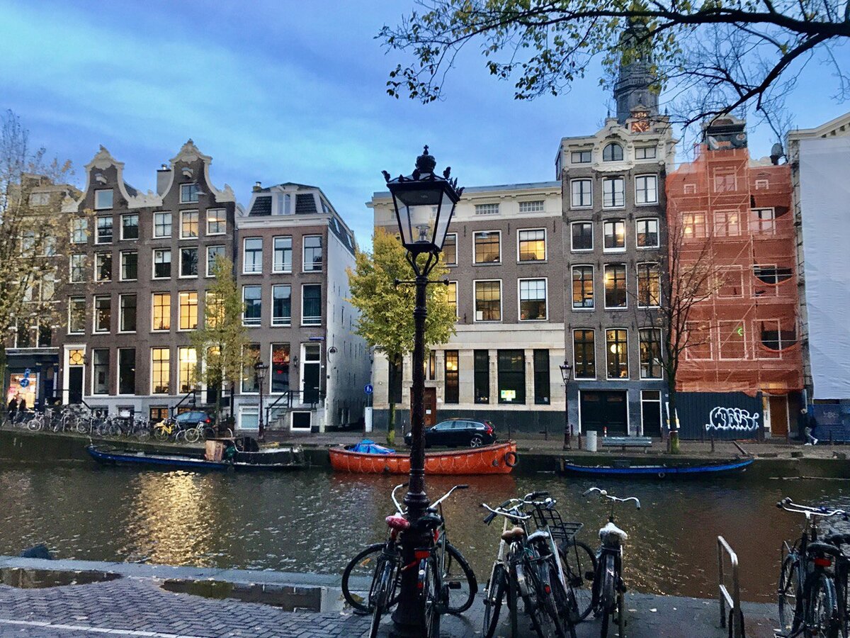 В Амстердаме я была в ноябре 2019 года