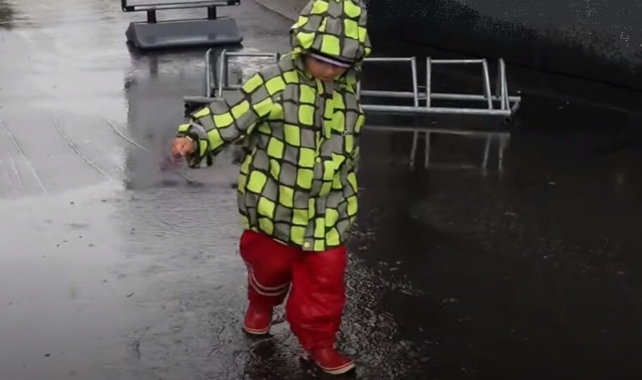 Финские дети дождя не боятся