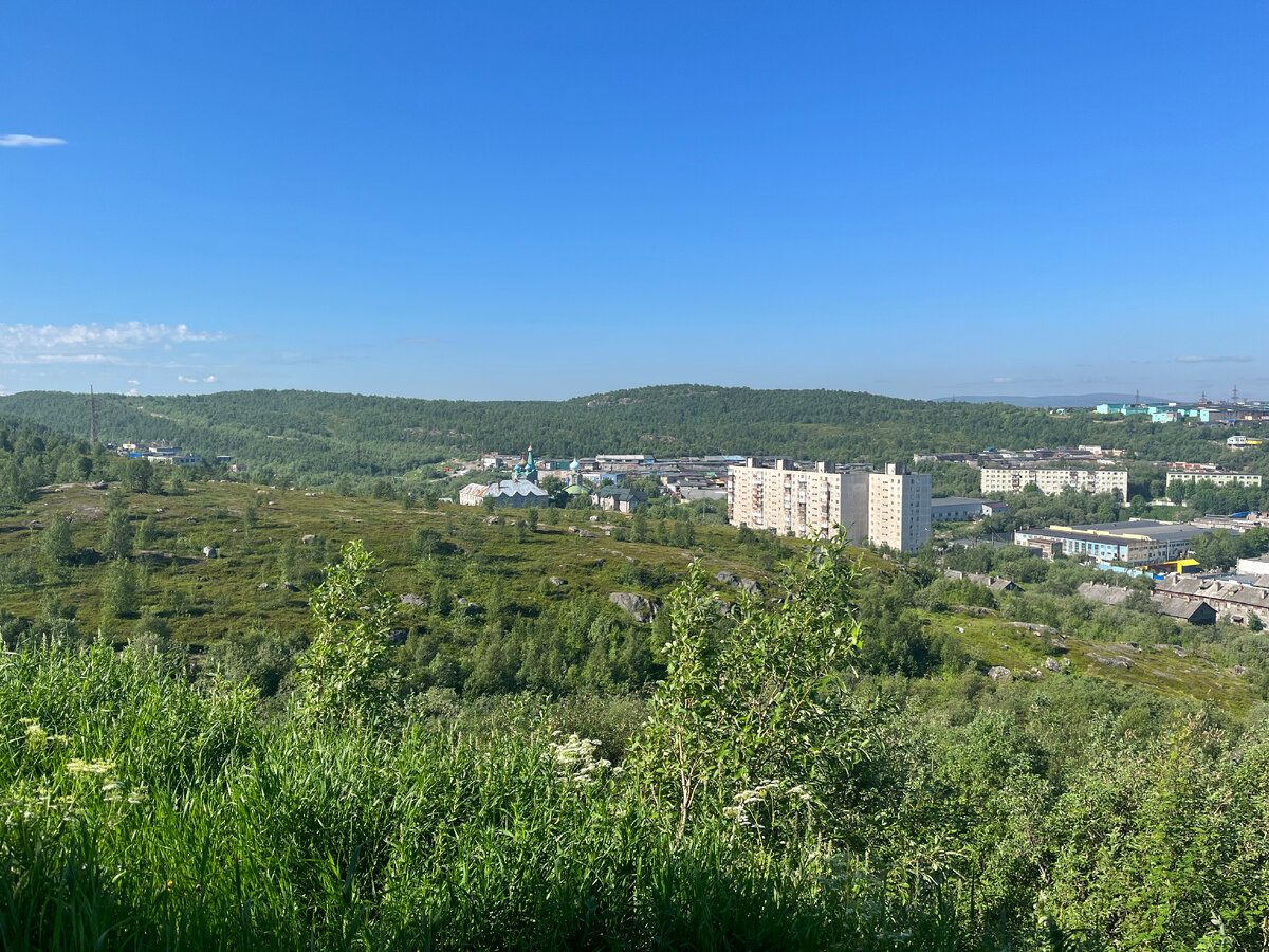 Панорама города Мурманска