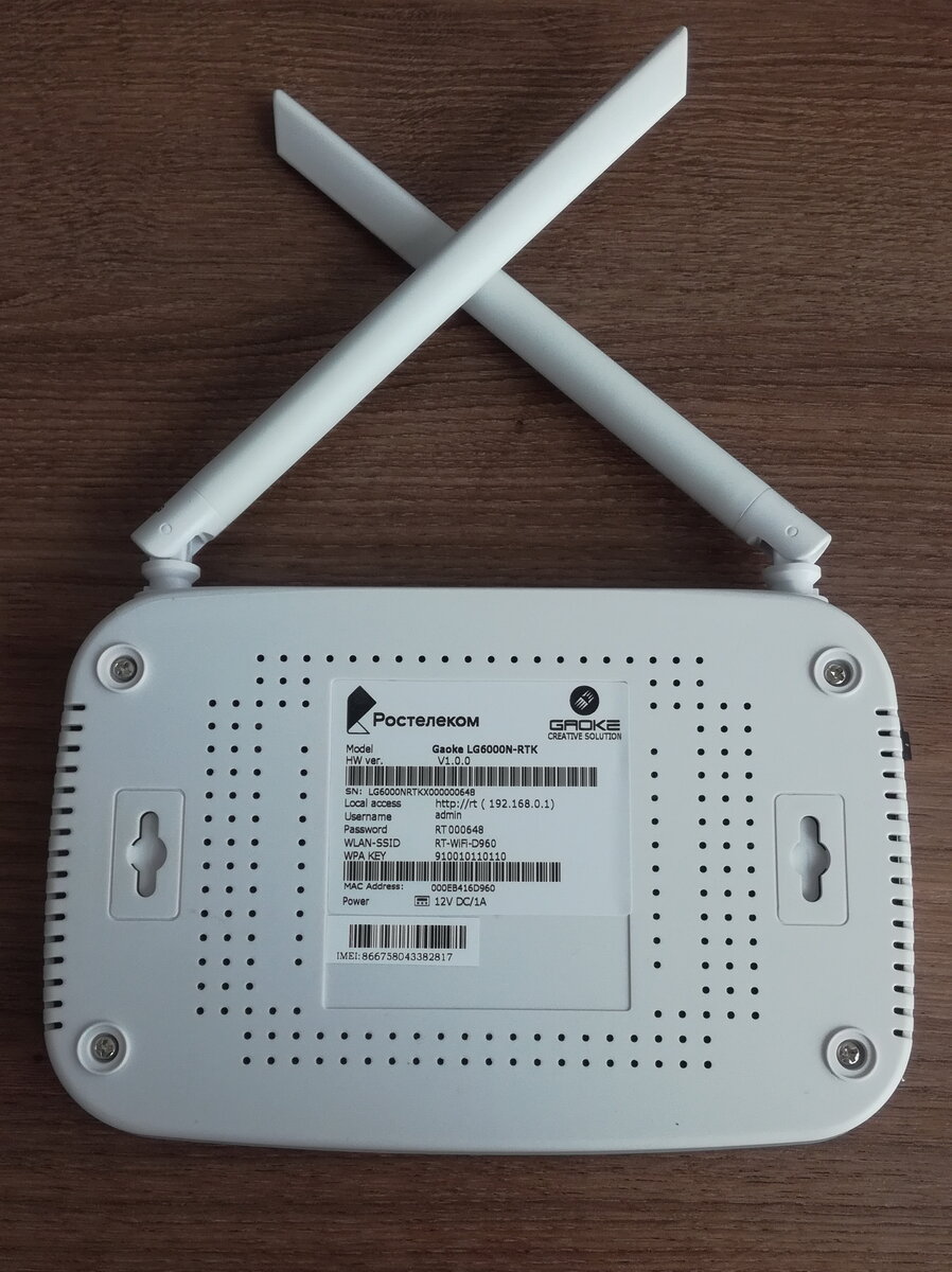 Внешний вид роутера