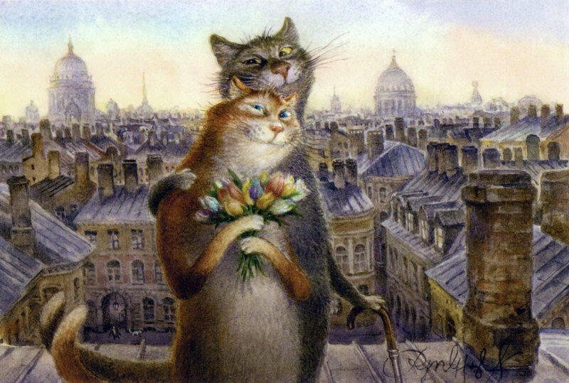 "Белые ночи"  художник Владимир Румянцев