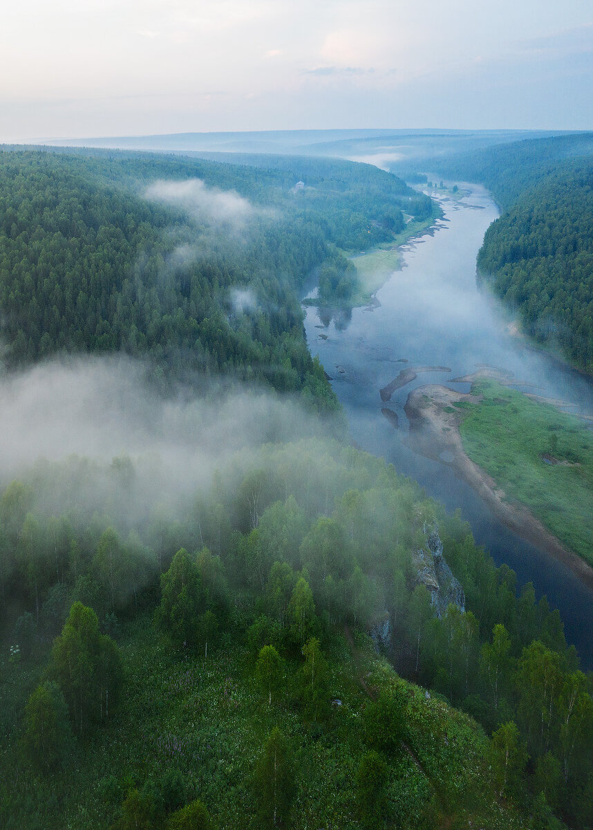 Река Косьва Устье