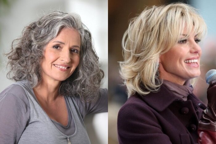Модные прически и укладки на длинные волосы для женщин старше 50 лет 2021