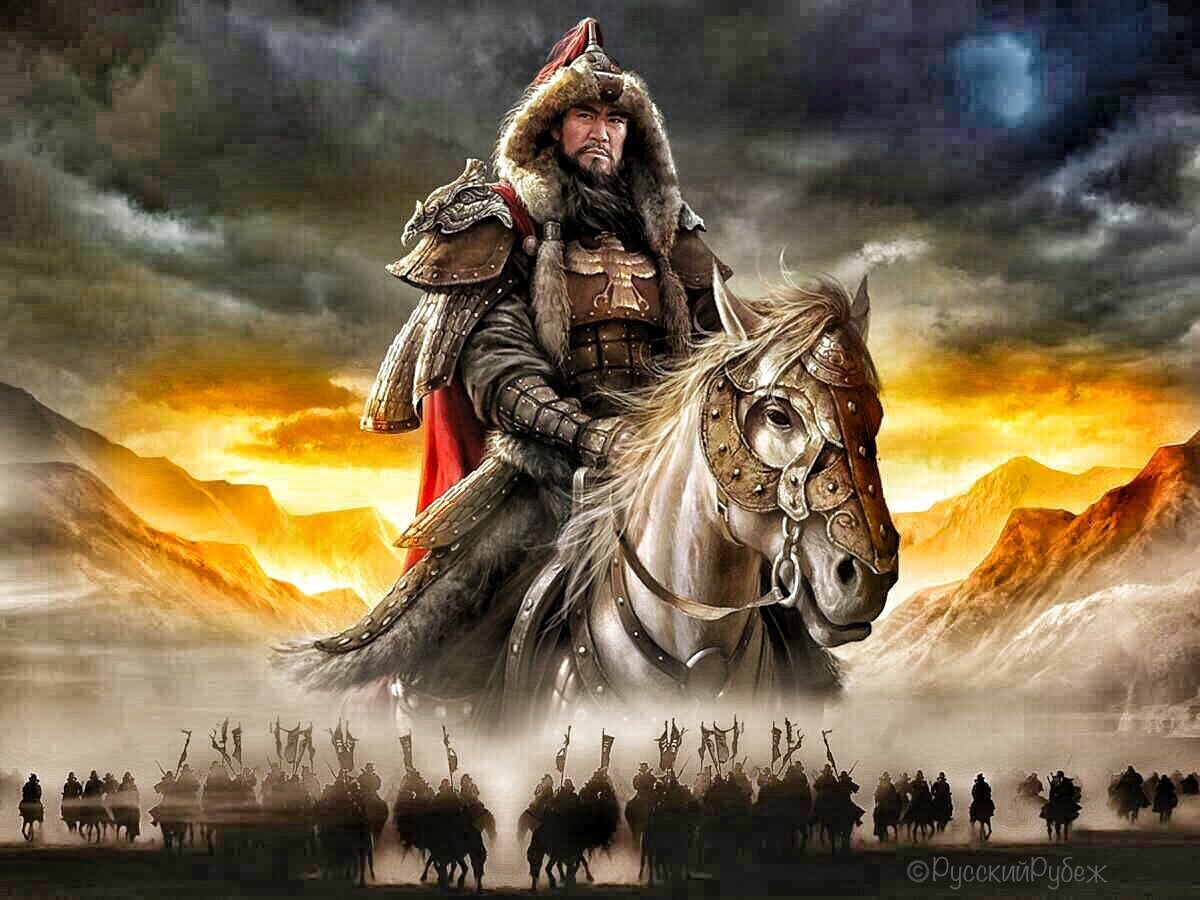 Монгольский воин арт