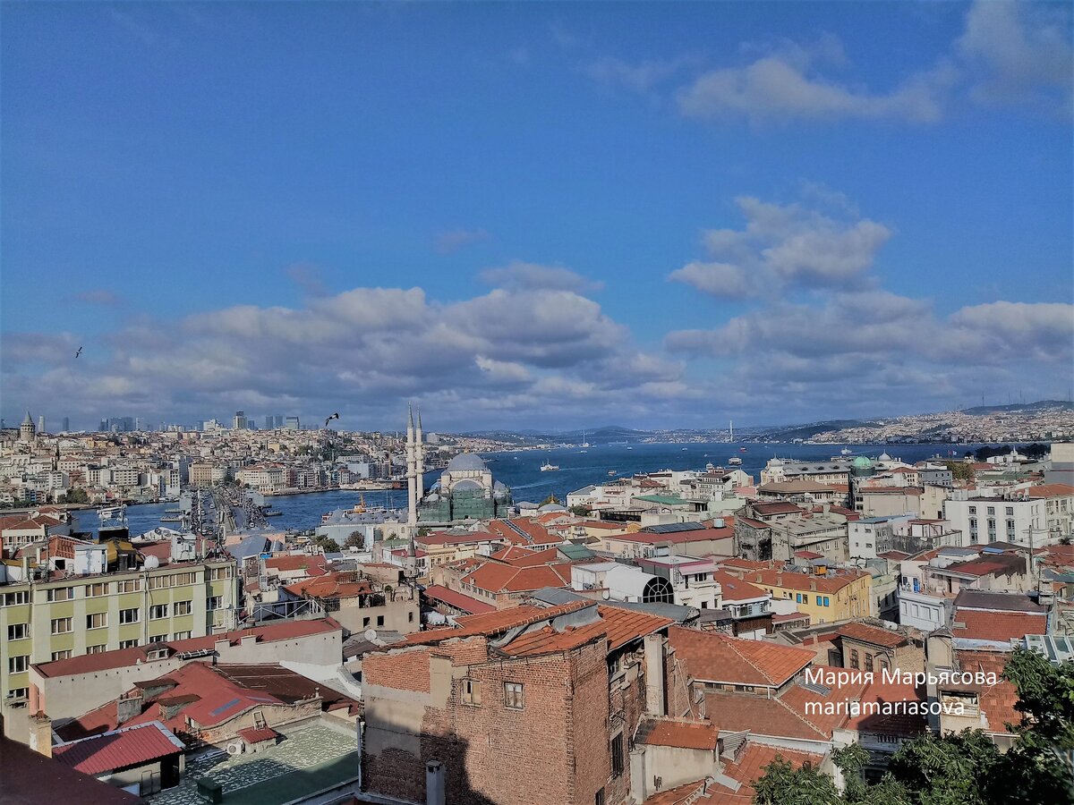 панорамный вид на Стамбул