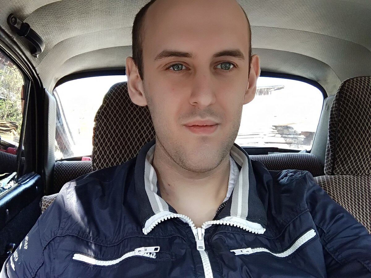 Фотография в моём старом "Москвиче"