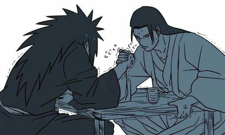 Хоширама и Мадара. Они буквально сделали это, формируя политику, как отцы основатели скрытого листа.