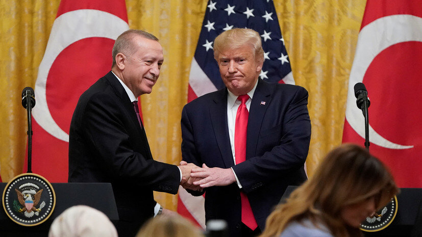 Реджеп Тайип Эрдоган и Дональд Трамп