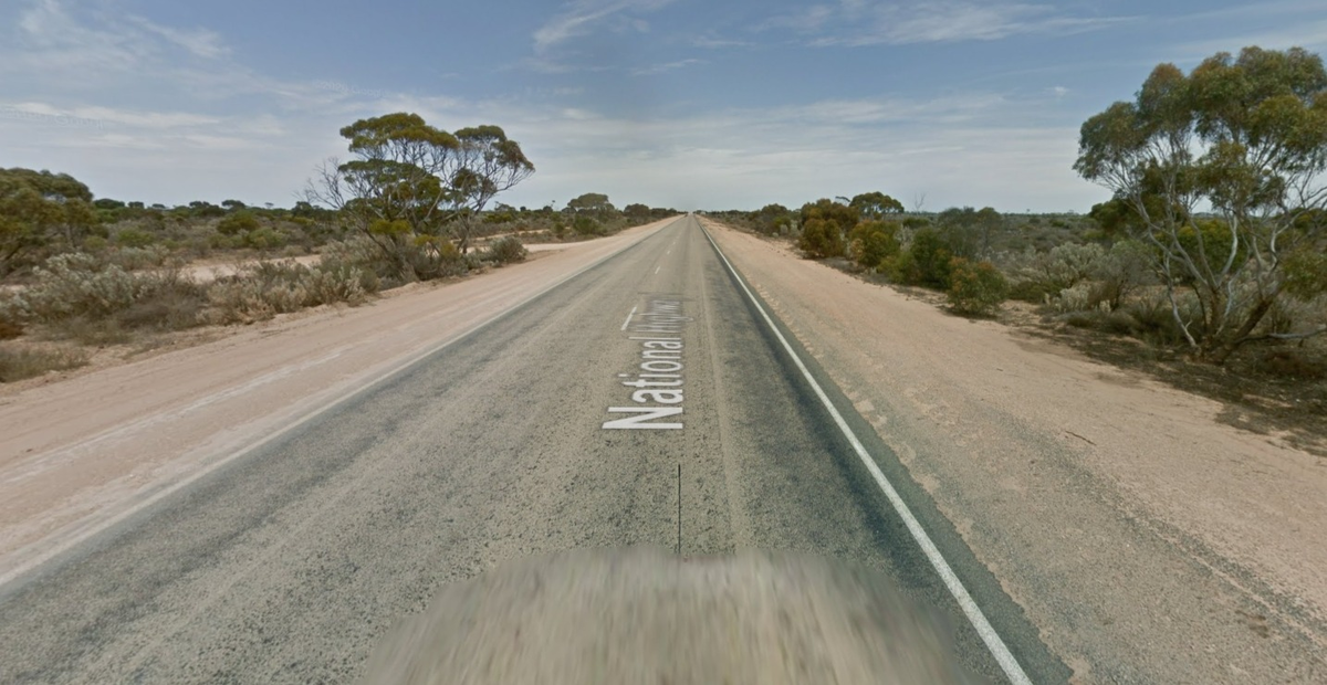 Дорога Balladonia - Caiguna