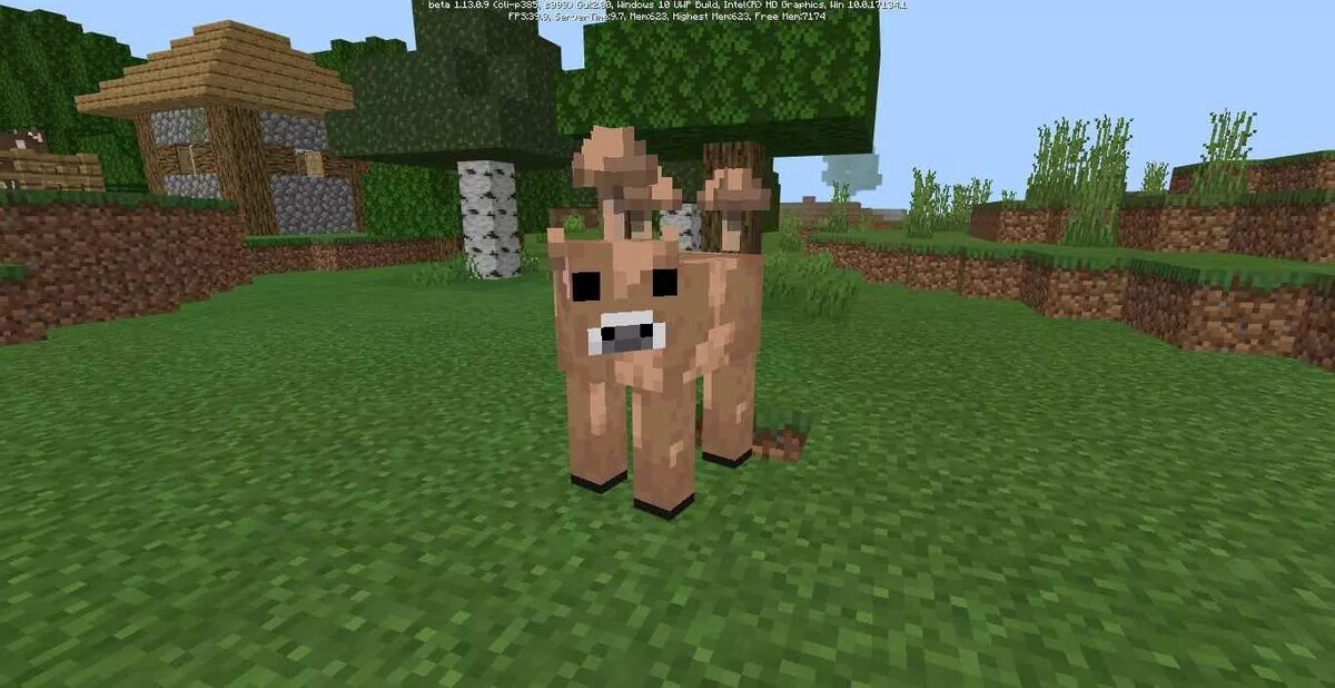 Коричневая Грибная корова