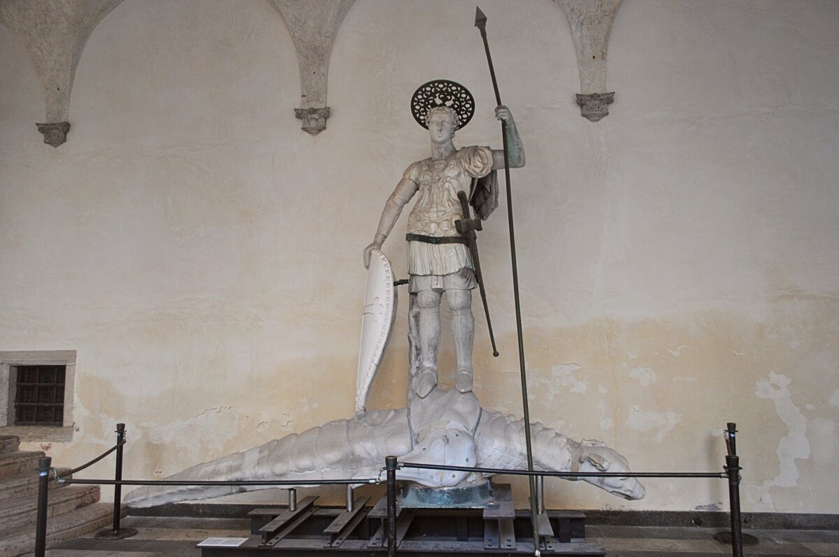 Оригинал статуи Теодора во Дворце дожей