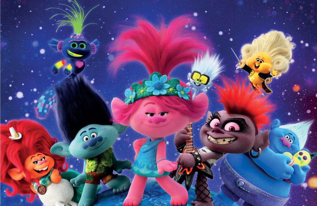 Картина «Тролли. Мировой тур» была выпущена в 2020 году и сразу завоевала внимание зрителей в разных частях планеты. Киноленты из жанра мультфильм всегда пользовались особой популярностью, к тому же, когда их снимают такие именитые режиссеры, как Уолт Дорн. Страна, которая приложила руку к этому кинопроизведению считается США, потому зрители уже могут приблизительно представить уровень красочности по аналогичным творениям. 