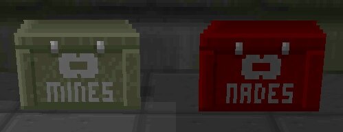 Ящики мин, и гранат