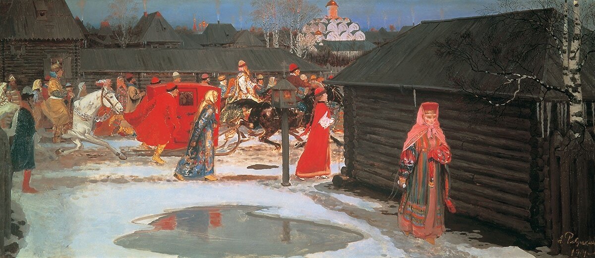 Андрей Рябушкин «Свадебный поезд в XVII веке»