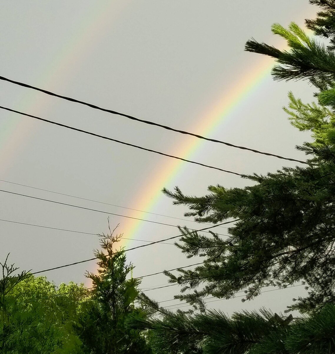 Радуга дарит надежду на что-то светлое...